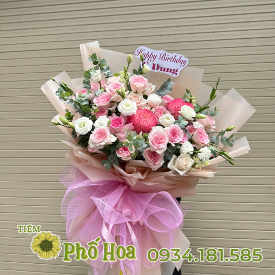 Bó hoa chúc mừng 