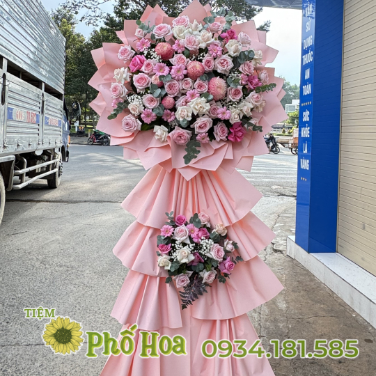 Kệ giấy tông hồng
