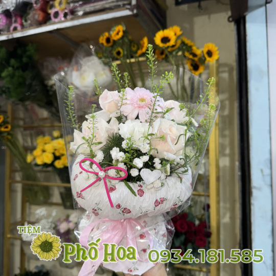 Bó nhỏ vừa tông hồng