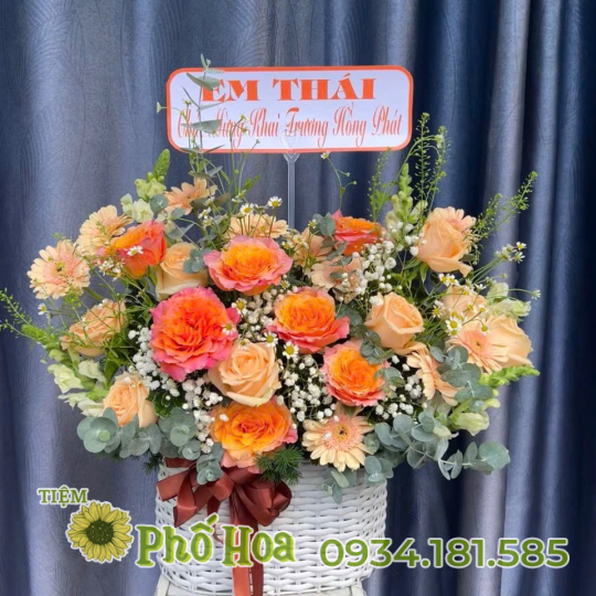 Hồng gà mix cam