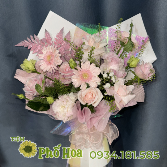 Bó nhỏ vừa tông hồng