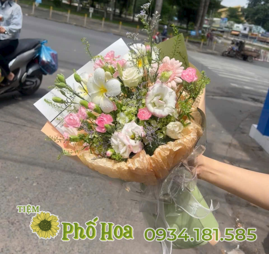 Bó hoa chúc mừng -ms22