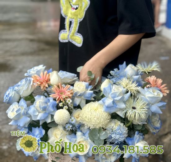 Giỏ hoa tặng sinh nhật - khai trương 