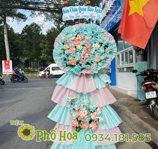 Kệ Hoa Chúc Mừng - ms 111