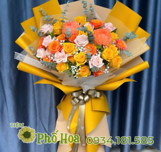 HOA BÓ CHÚC MỪNG - MS16